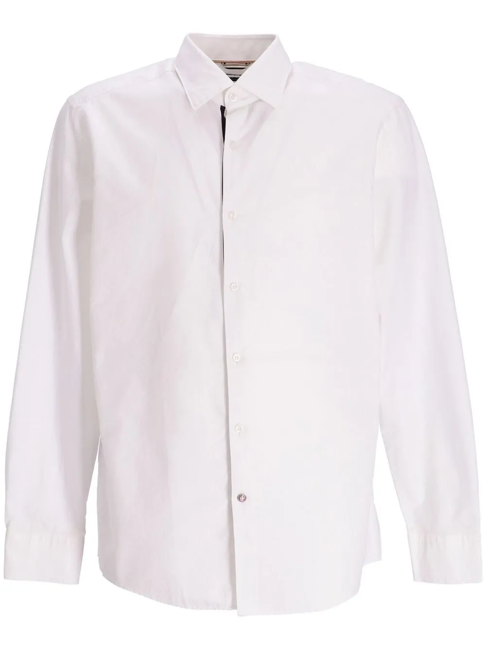 

BOSS button-up cotton shirt - White