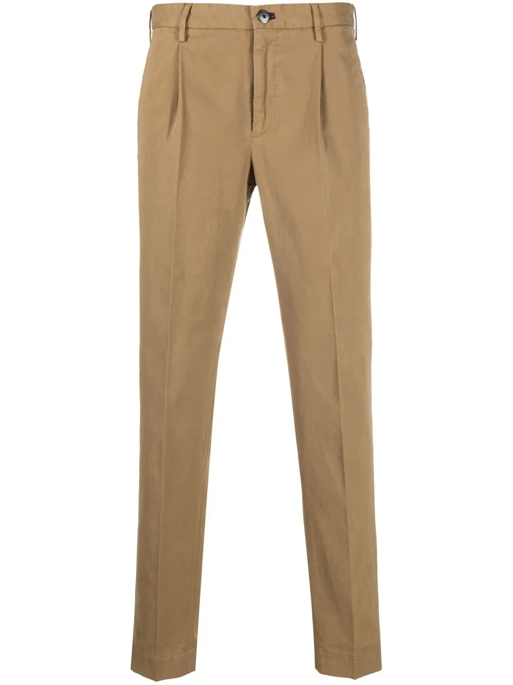 

Incotex straight-leg chino trousers - Neutrals