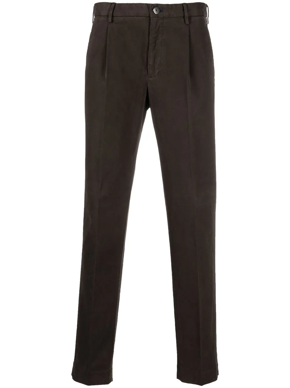 

Incotex straight-leg chino trousers - Brown