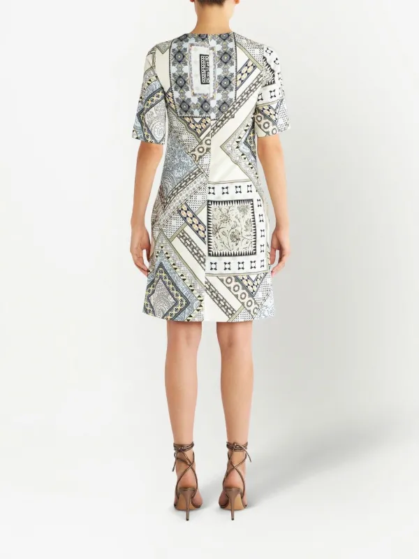 ワンピース Etro Abito Midi Stampato Etro Padded Midi Dress - Etsy