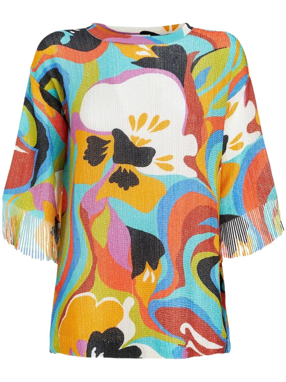 

ETRO abstract-print knit top - Multicolour