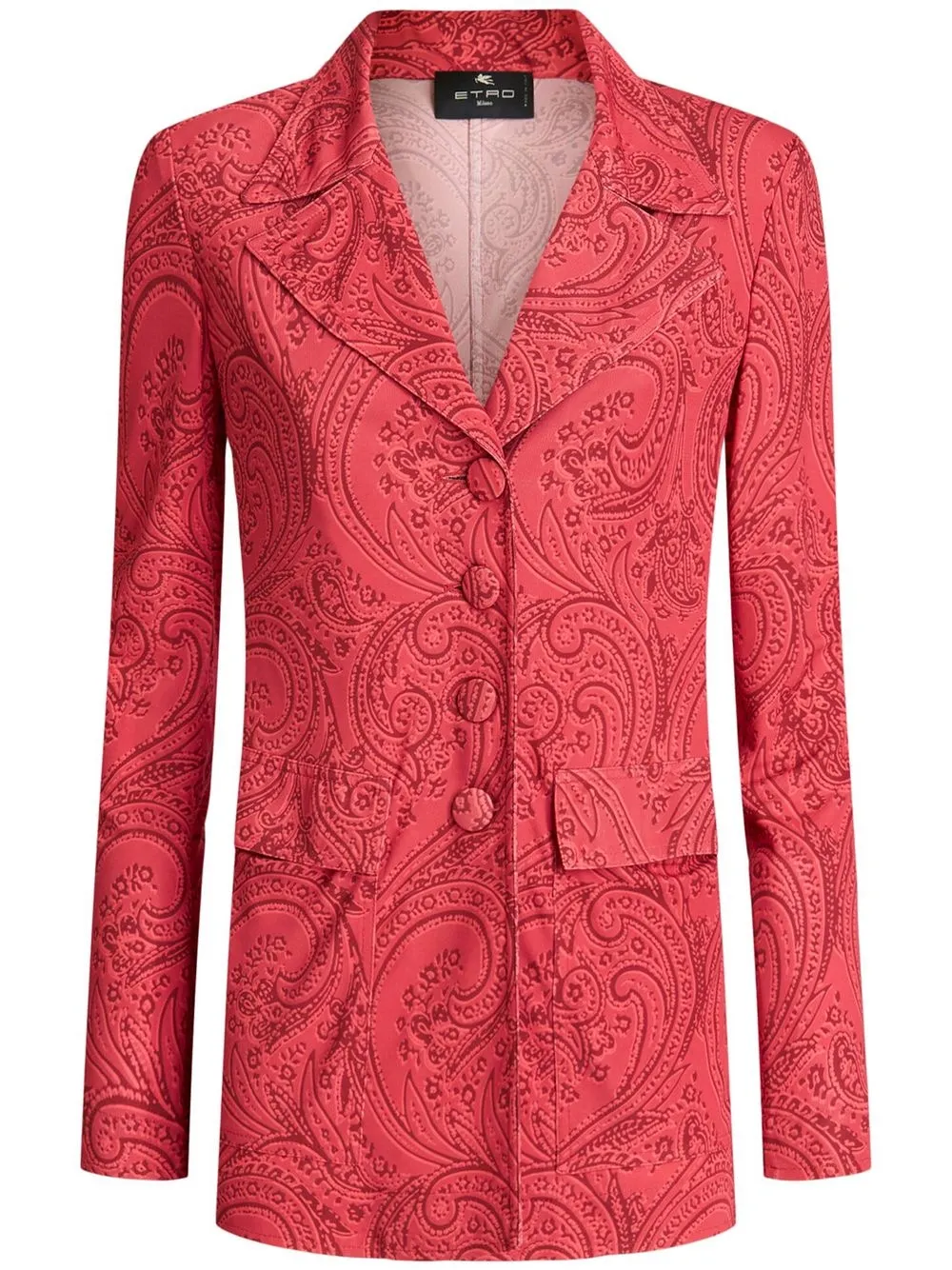 

ETRO paisley-print blazer - Red