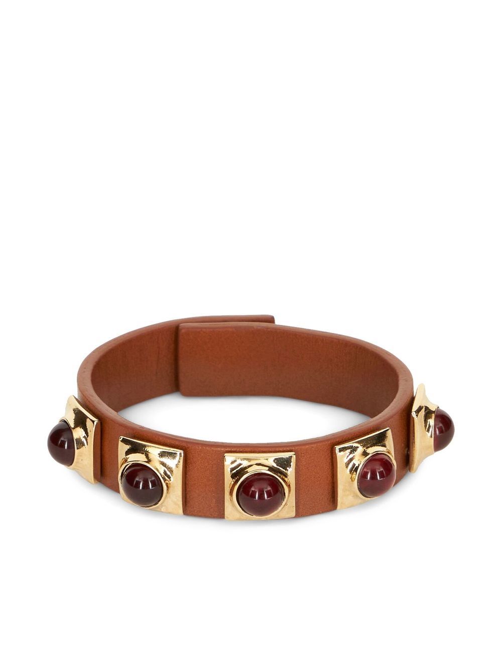 

ETRO studded leather bracelet - Brown