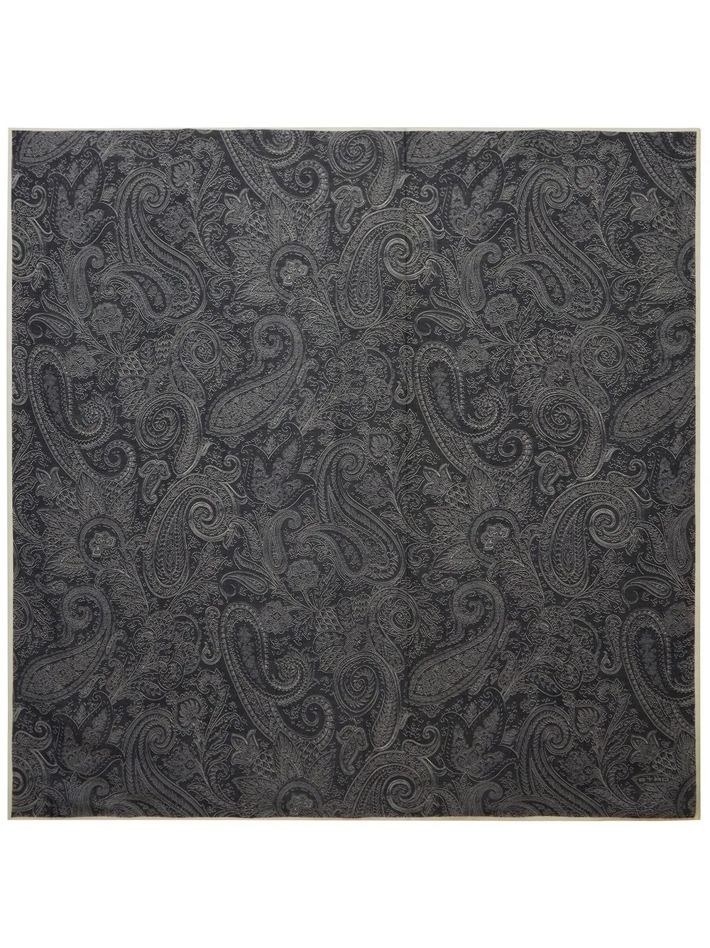 

ETRO paisley-print square shawl - Black