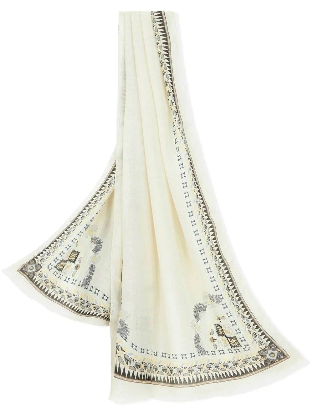 

ETRO abstract-print scarf - Neutrals