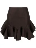 Givenchy asymmetric mini skirt - Brown