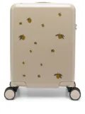 Konges Sløjd lemon-print suitcase - Neutrals