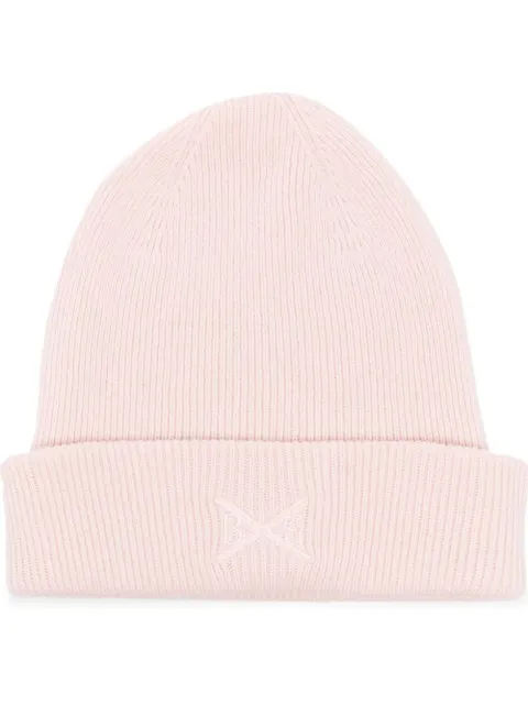 Barrie embroidered-logo knit beanie