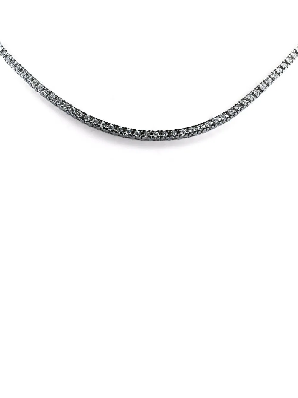 

Atelier Collector Square 2020 white gold diamond necklace - Silver
