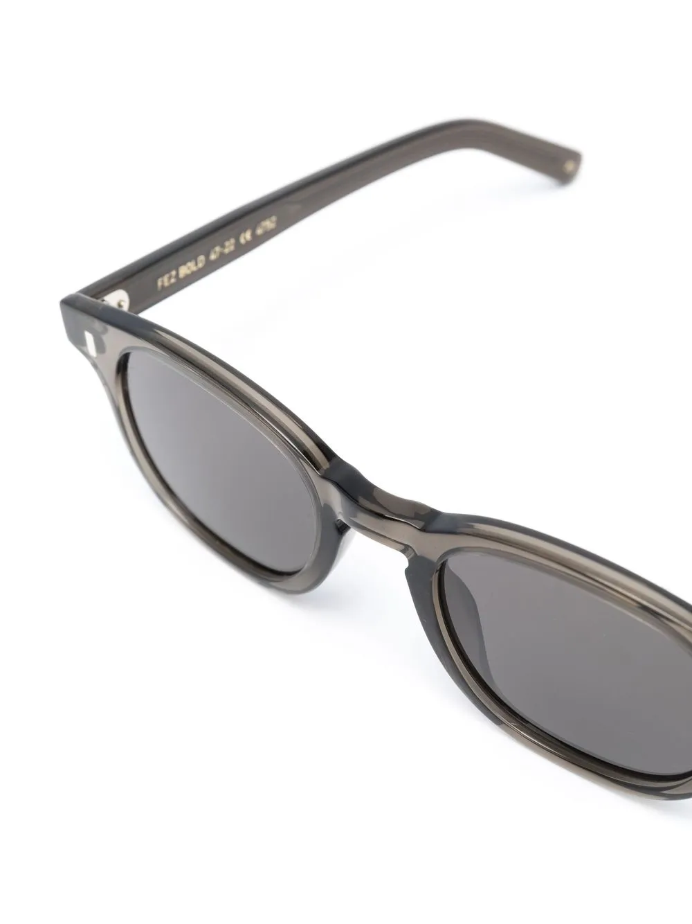 L.g.r Round-frame Tinted Sunglasses - Neutrals 