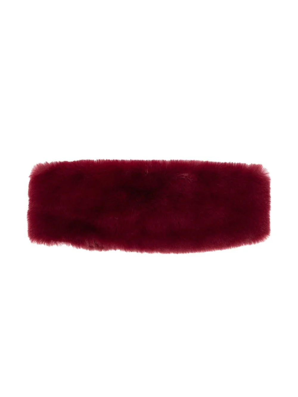 

Il Gufo faux-fur headband - 397 RED