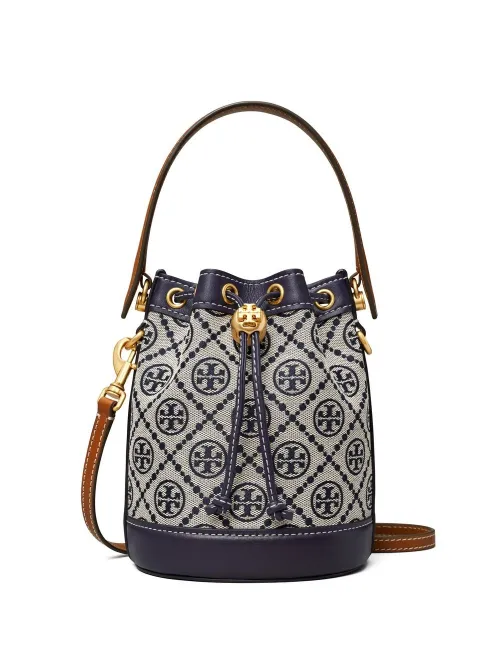 Sac seau à plaque T Monogram - Tory Burch - Modalova