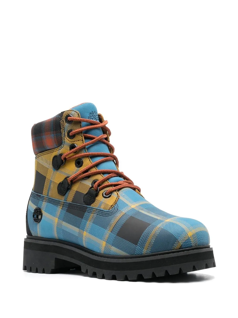 Timberland checkered deals boots