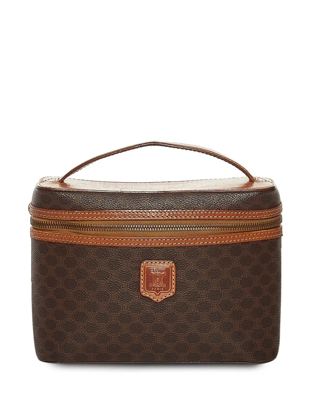 

Céline Pre-Owned pre-owned Macadam vanity bag - Brown