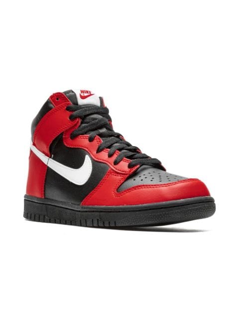 Nike Kids - Dunk High Black/Red sneakers