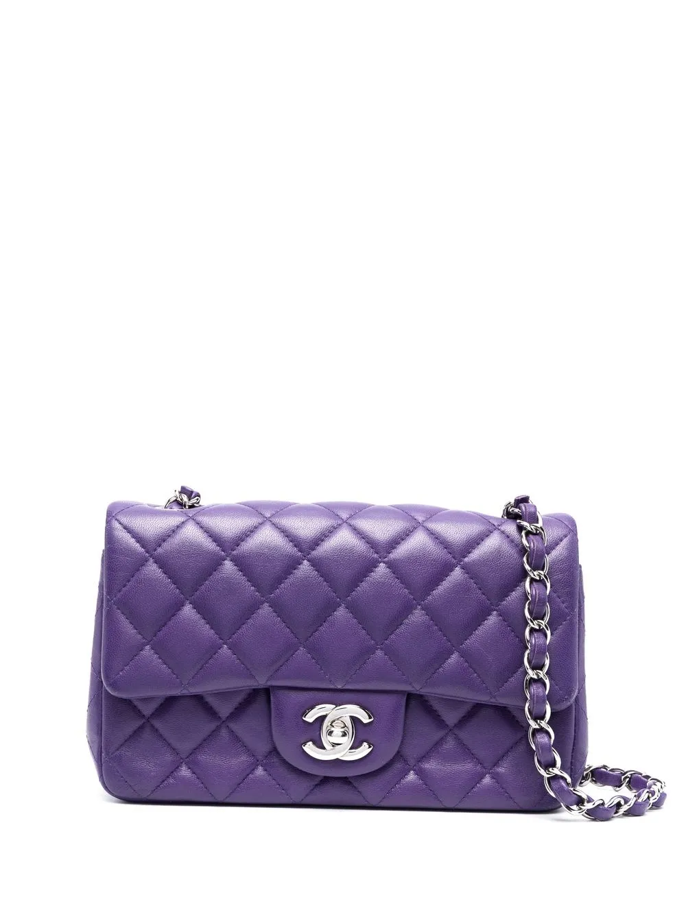 

Chanel Pre-Owned 2015-2016 small Classic Flap shoulder bag - Purple