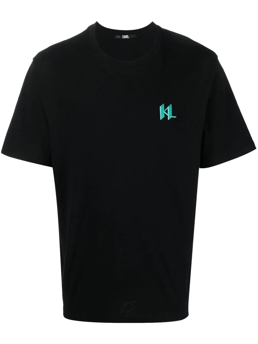 

Karl Lagerfeld logo-embroidered T-shirt - Black