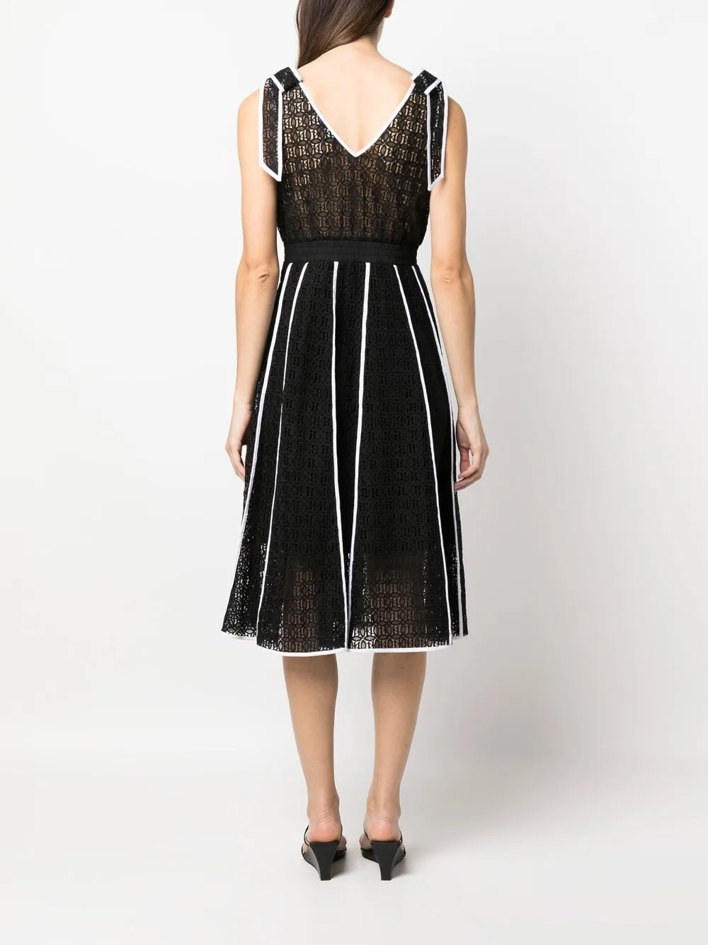 Karl Lagerfeld Midikleid Aus Spitze In Black