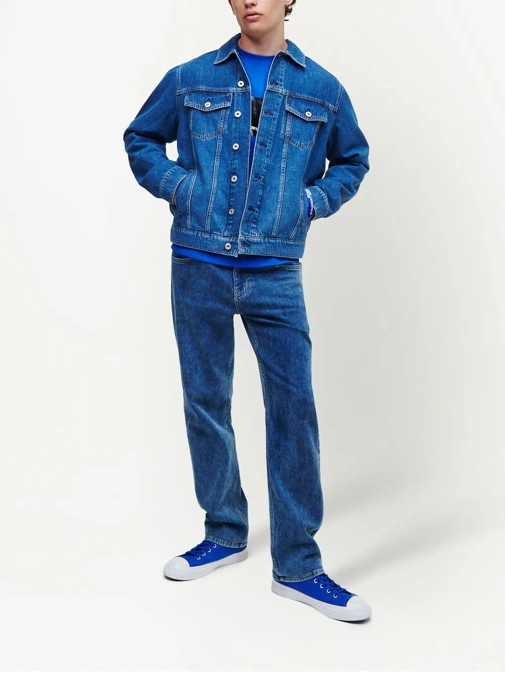 Karl Lagerfeld Jeans Denim jack - Blauw