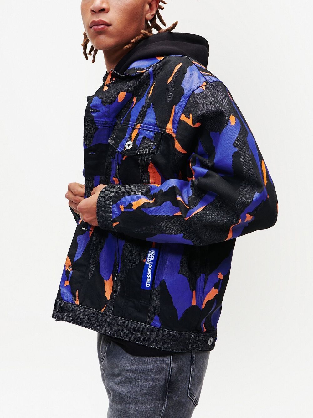 Karl Lagerfeld x Disney Printed Denim Jacket - Farfetch