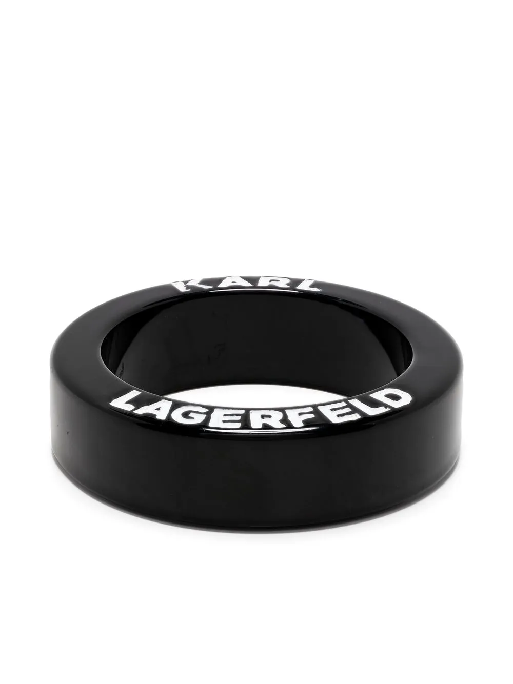 

Karl Lagerfeld K/Summer logo-print bracelet - Black