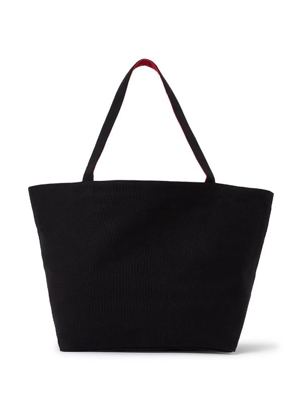 Karl Lagerfeld Womens KIkonik Karl Tote Bag  Black  TheHutcom