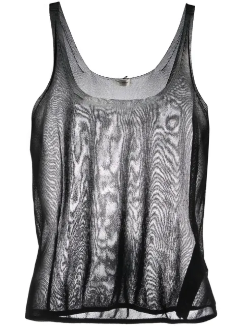 Saint Laurent sheer vest top