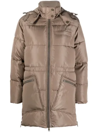 Kalamata Recycled Polyester Oversized Puffer Midi Jacket
