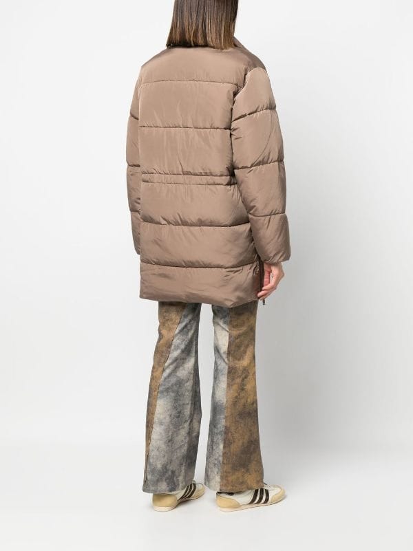 GANNI Oversized Tech Puffer Midi Jacket - Farfetch