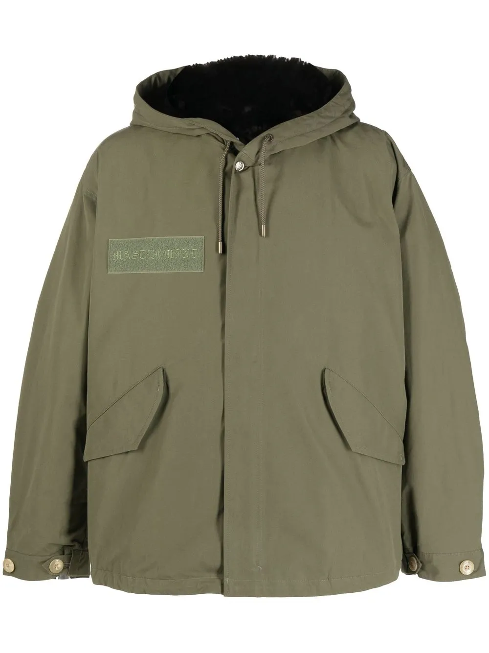 

Mastermind Japan hooded fishtail coat - Green