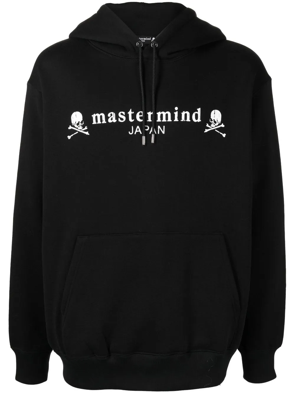 

Mastermind Japan logo-print drawstring hoodie - Black