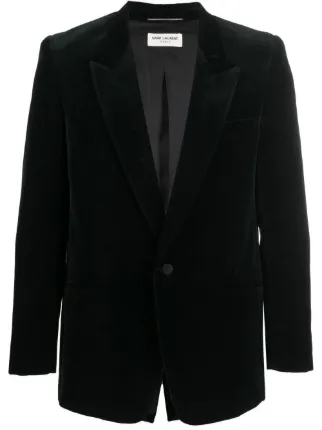 Velvet fitted outlet blazer