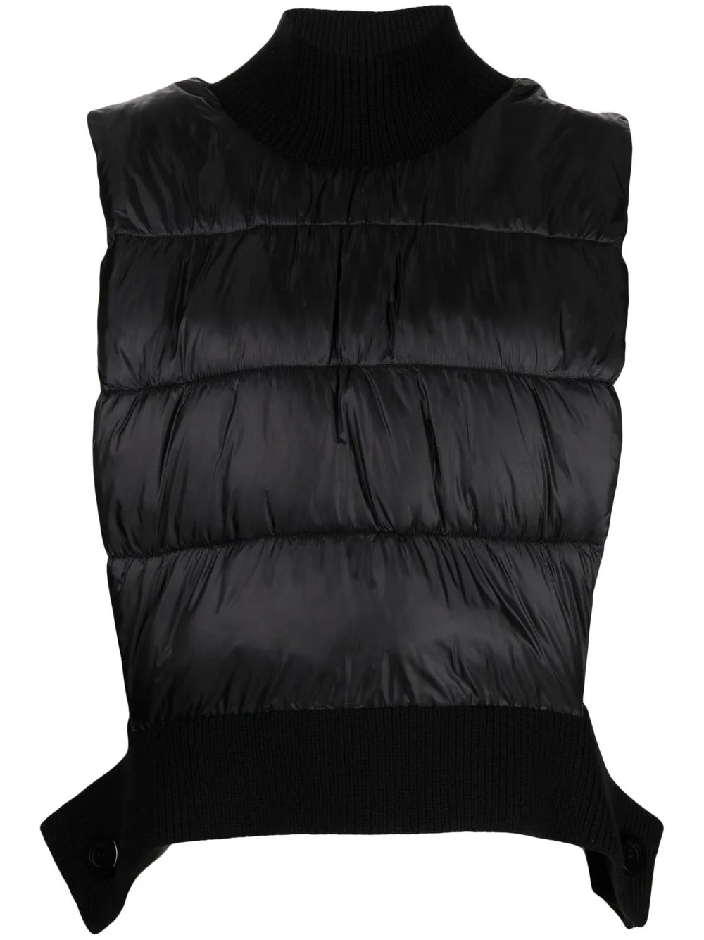 

Enföld high-neck padded sleeveless top - Black