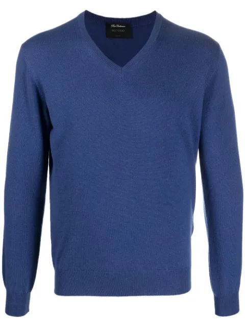 Dell'oglio V-neck fine-knit jumper