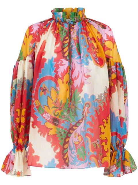 ETRO abstract-print blouse Women