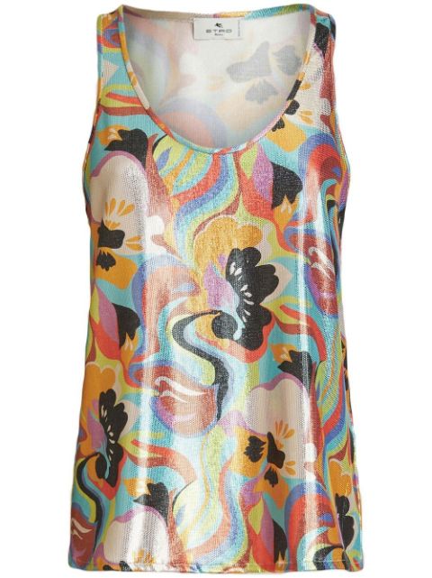 ETRO sleeveless racerback top 