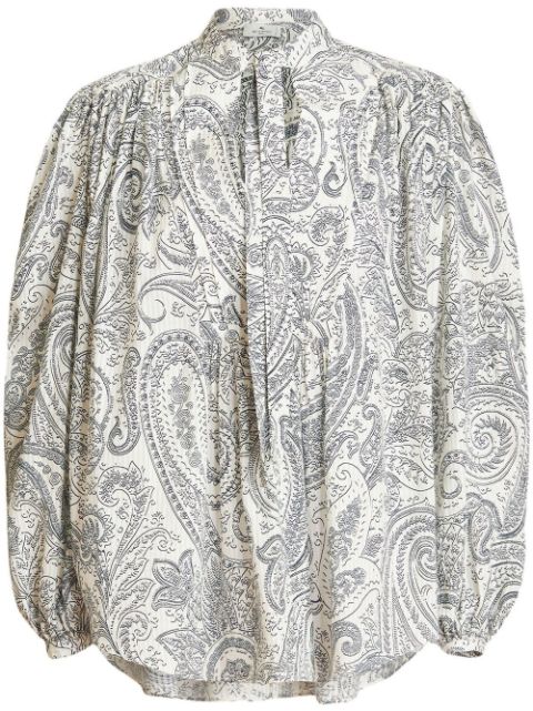 ETRO all-over paisley-print blouse Women