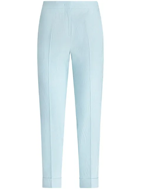 ETRO jacquard tailored trousers
