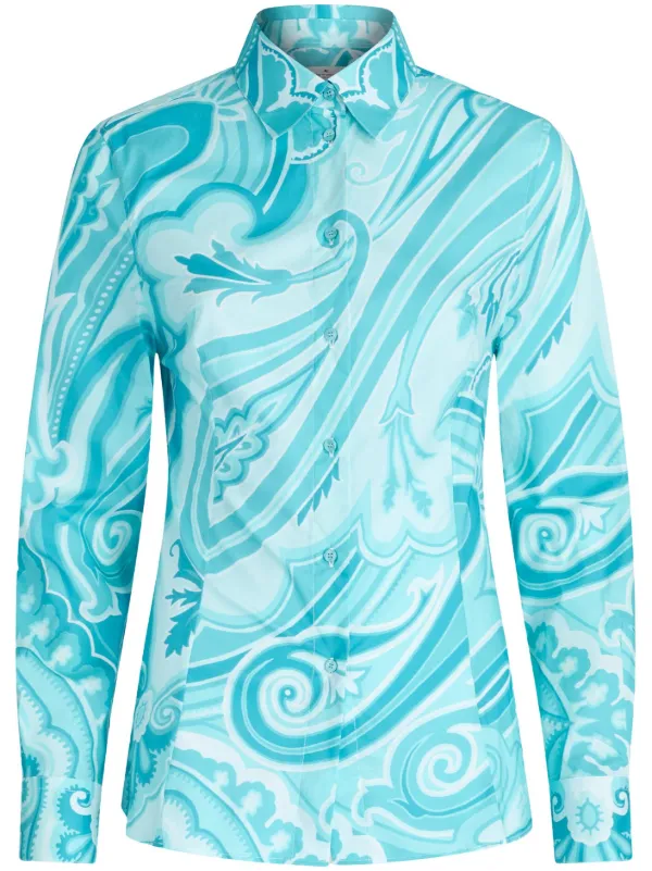 Tシャツ・カットソー Etro Long-Sleeved Top With Paisley Pattern 19187601_45358306_600.jpg