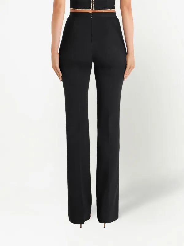 ETRO Flared Tailored Trousers | Black | FARFETCH JO