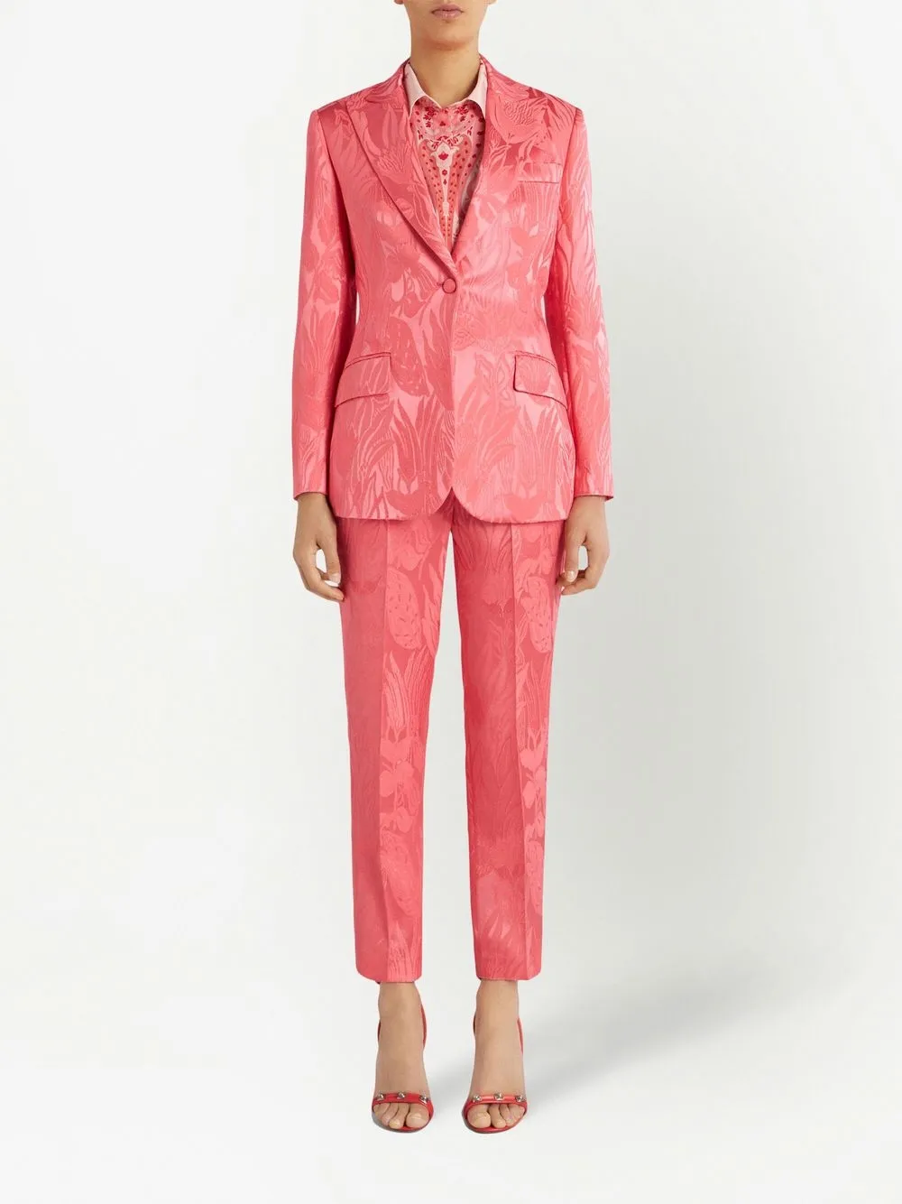ETRO Blazer met jacquard - Roze
