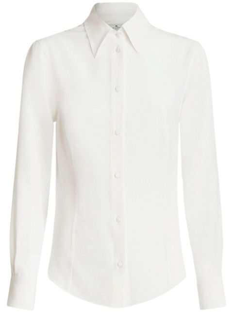 ETRO long-sleeved silk shirt Women