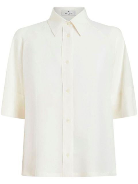 ETRO raglan-sleeved button shirt Women