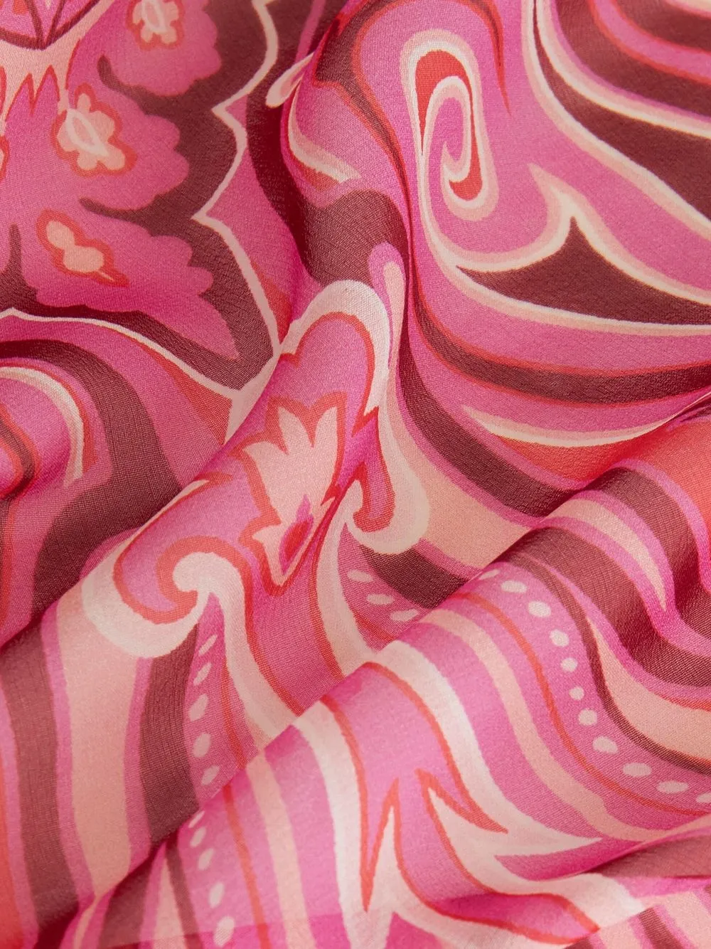 ETRO 佩斯理印花半透明斗篷式上衣