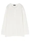 Il Gufo button-down linen shirt - White