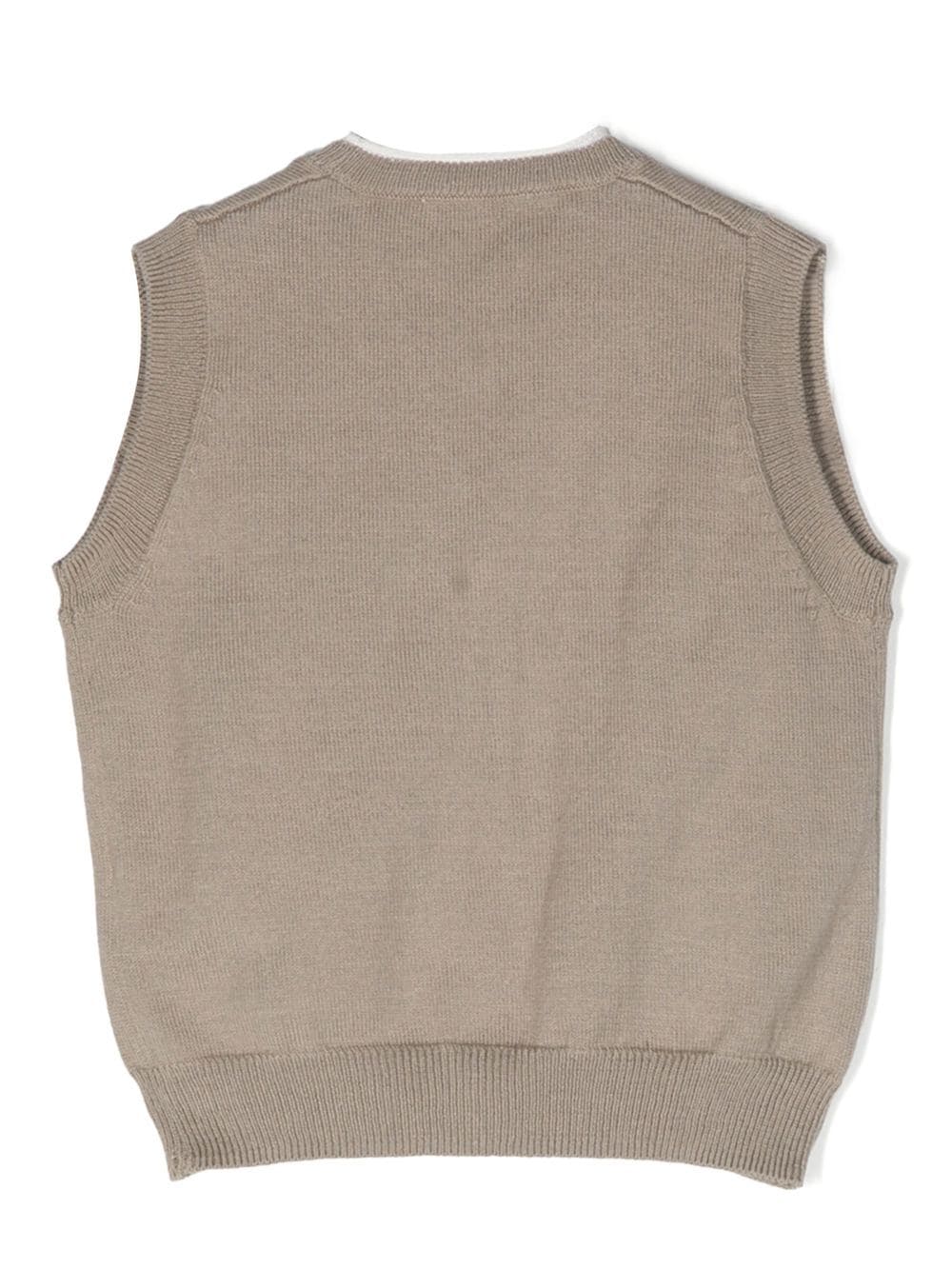 Il Gufo Mouwloos vest - Beige