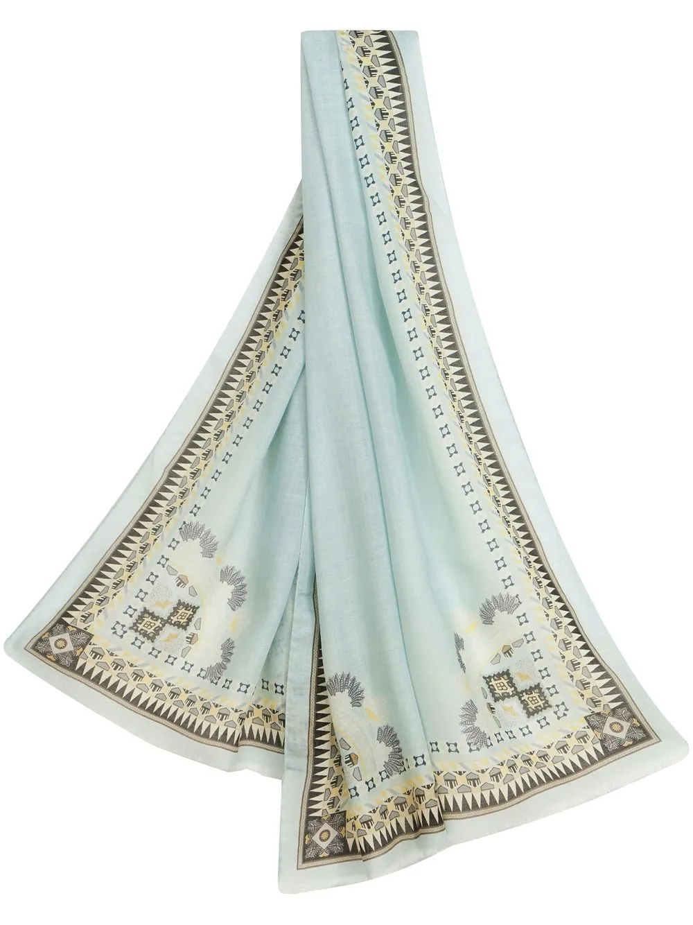 

ETRO silk-blend scarf - Blue