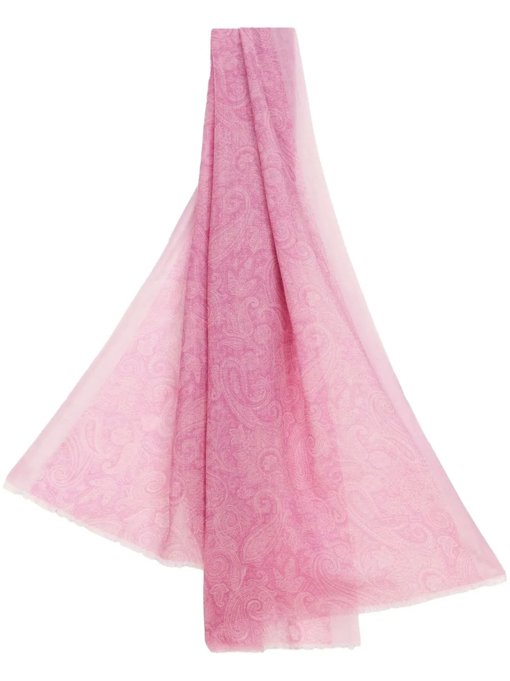 

ETRO paisley-print cashmere scarf - Pink