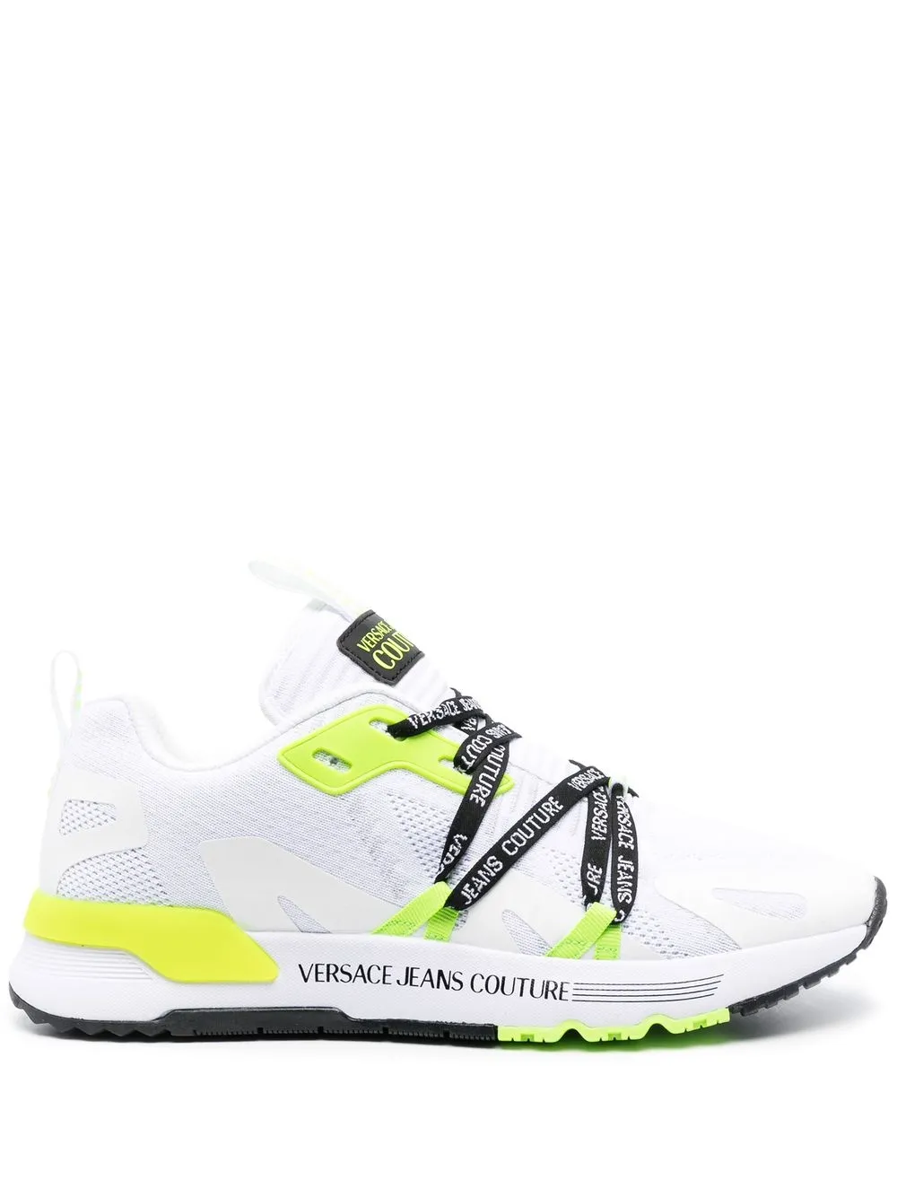 

Versace Jeans Couture logo tape low-top sneakers - White