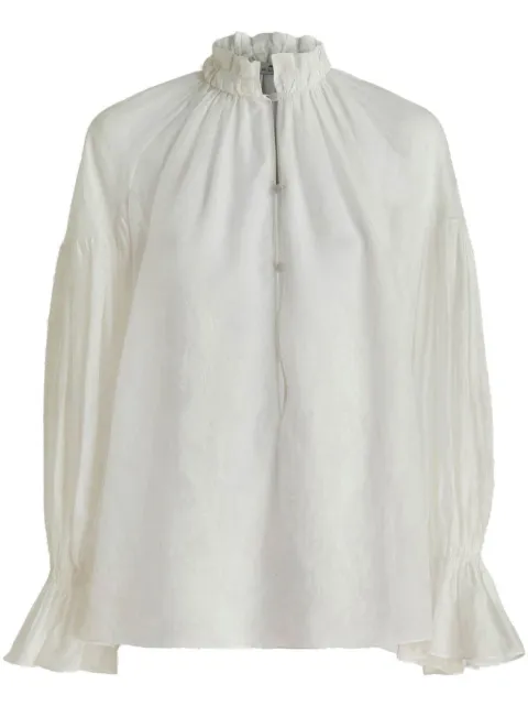 ETRO high-neck long-sleeve blouse